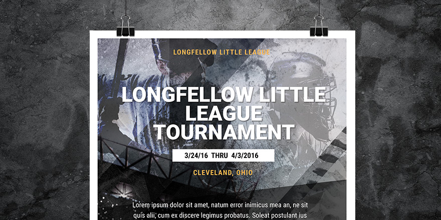 Baseball and Softball Tournament Promotions Generator