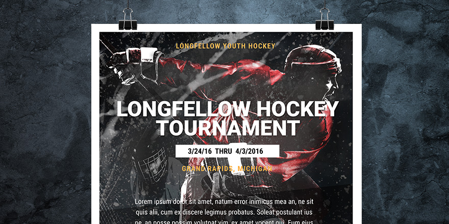 Hockey Tournament Promotions Generator